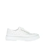 Dariana fehér női tornacipő, textil anyagból készült