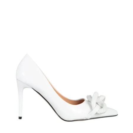 Semina fehér női cipő sarokkal