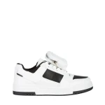 Inola fehér és fekete női sportcipő, műbőrből készült