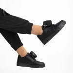 Inola fekete női sportcipő, műbőrből készült