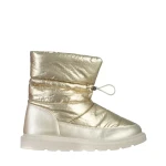 Dionyza arany női csizma, textil anyagból készült