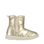 Giuditta arany női csizma, textil anyagból készült