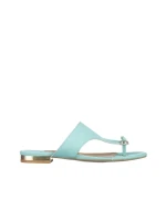 Marco kék női papucs, Fulvia valódi bőrből készült