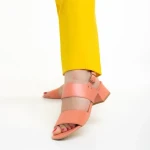 Marco rózsaszín női szandál, Joni valódi bőrből készült