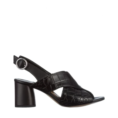 Marco fekete női szandál, Dagmar valódi bőrből készült