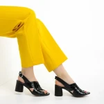 Marco fekete női szandál, Dagmar valódi bőrből készült