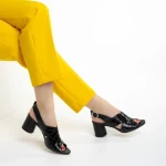 Marco fekete női szandál, Dagmar valódi bőrből készült