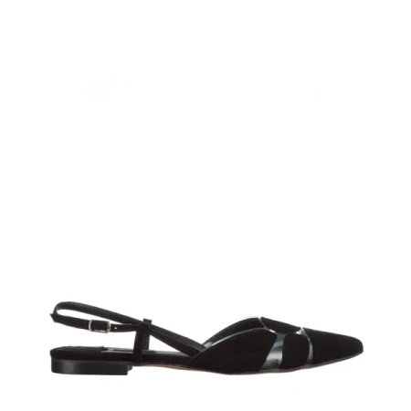 Marco fekete női cipő, Alfonsina valódi bőrből készült