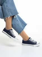 Sanaa kék női tornacipő, textil anyagból készült