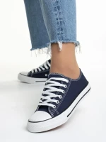 Sanaa kék női tornacipő, textil anyagból készült