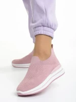 Moira rózsaszín női sportcipő, textil anyagból készült
