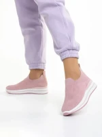 Moira rózsaszín női sportcipő, textil anyagból készült