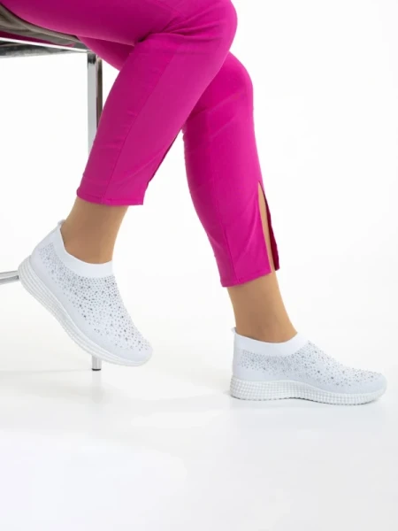 Sorrel fehér női sportcipő, textil anyagból készült