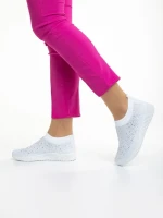 Sorrel fehér női sportcipő, textil anyagból készült