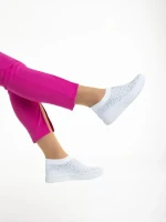 Sorrel fehér női sportcipő, textil anyagból készült