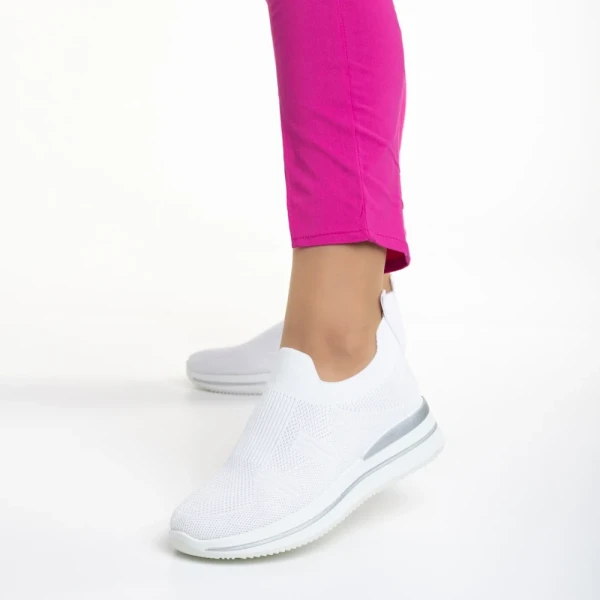 Moira fehér női sportcipő, textil anyagból készült