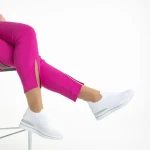 Moira fehér női sportcipő, textil anyagból készült