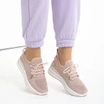 Aryana rózsaszín női sportcipő, textil anyagból készült