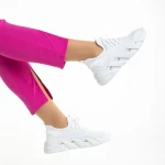 Leanna fehér női sportcipő, textil anyagból készült