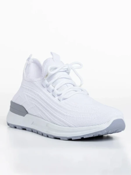 Ramiro fehér férfi sportcipő, textil anyagból készült