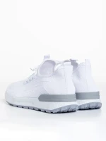 Ramiro fehér férfi sportcipő, textil anyagból készült