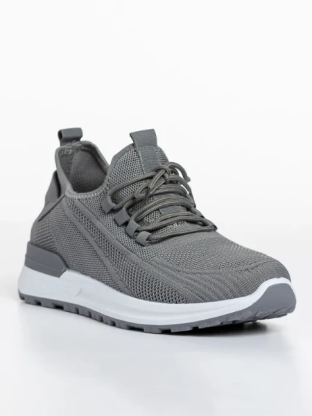 Kaiden szürke férfi sportcipő, textil anyagból készült