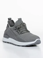Kaiden szürke férfi sportcipő, textil anyagból készült