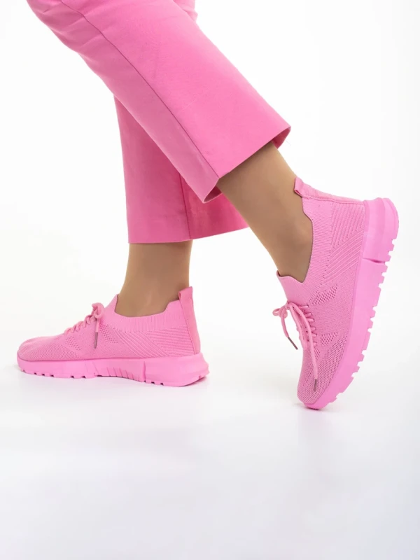 Dasa fukszia női sportcipő, textil anyagból készült