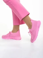 Dasa fukszia női sportcipő, textil anyagból készült