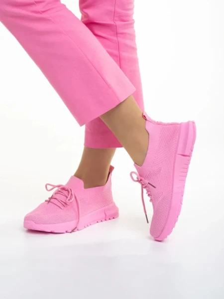 Dasa fukszia női sportcipő, textil anyagból készült