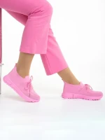 Dasa fukszia női sportcipő, textil anyagból készült
