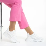 Wera fehér női sportcipő, textil anyagból készült