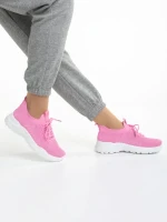 Velia fukszia női sportcipő, textil anyagból készült