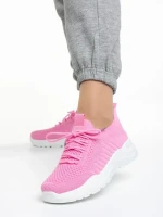 Velia fukszia női sportcipő, textil anyagból készült