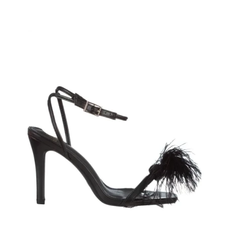 Jonie fekete női szandál, műbőrből készült