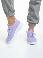 Velia lila női sportcipő, textil anyagból készült
