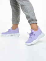Velia lila női sportcipő, textil anyagból készült