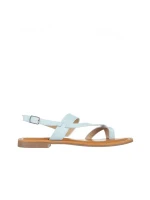 Tamsin kék női szandál, műbőrből készült