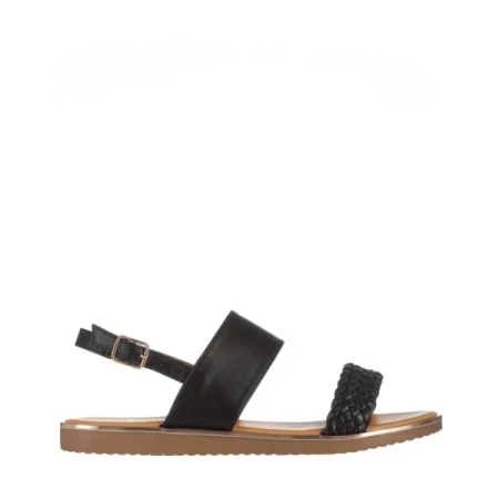 Margarida fekete női szandál, műbőrből készült