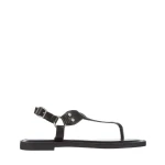 Shivali fekete női szandál, műbőrből készült