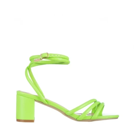 Mariya zöld női szandál, műbőrből készült