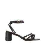 Mariya fekete női szandál, műbőrből készült