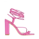 Radana rózsaszín női szandál, műbőrből készült