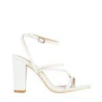 Roksana fehér női szandál, műbőrből készült