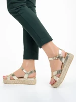 Ophir arany női szandál, műbőrből készült