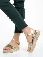 Ophir arany női szandál, műbőrből készült