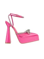 Valary fukszia női cipő, textil anyagból készült