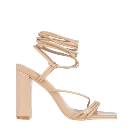 Radana bézs női szandál, műbőrből készült