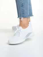 Matrona fehér női sportcipő, textil anyagból készült