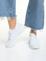 Matrona fehér női sportcipő, textil anyagból készült